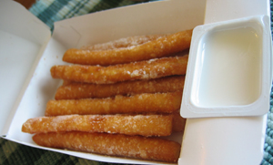 Illustration for article titled Fast-Food Iced Coffees, McDonald’s Brownie Melt, Burger King’s Funnel-Cake Sticks